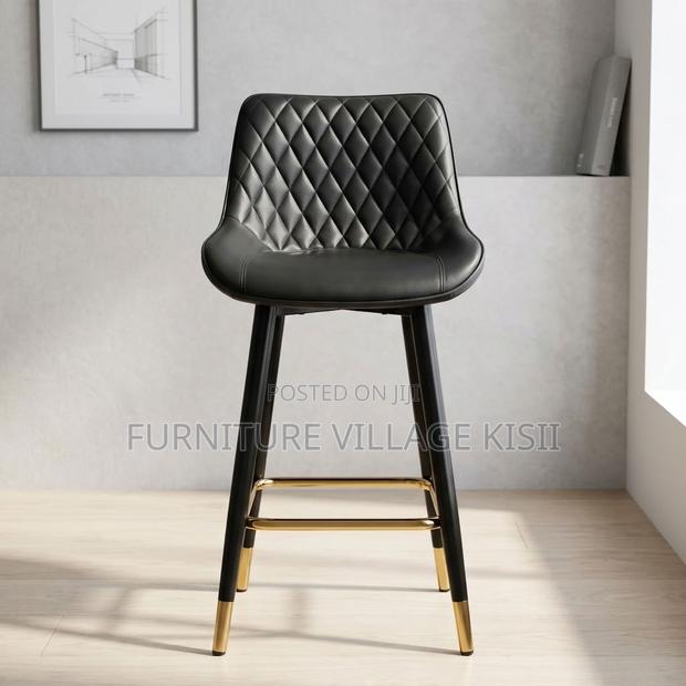 High Blac Kitchen Bar Stool - thumbnail 3