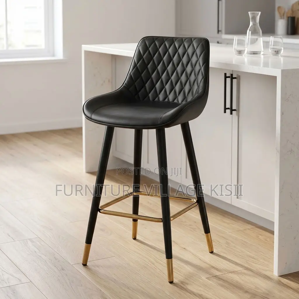 High Blac Kitchen Bar Stool