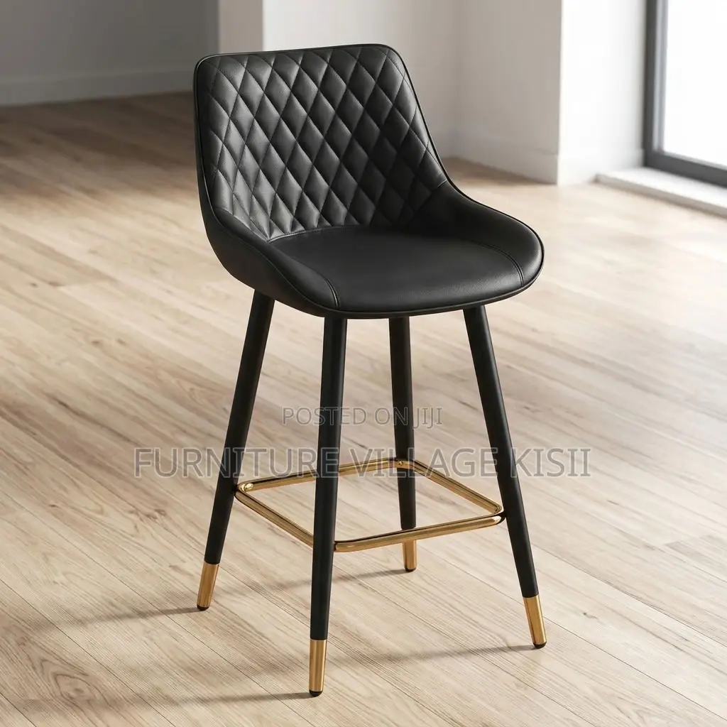 High Blac Kitchen Bar Stool