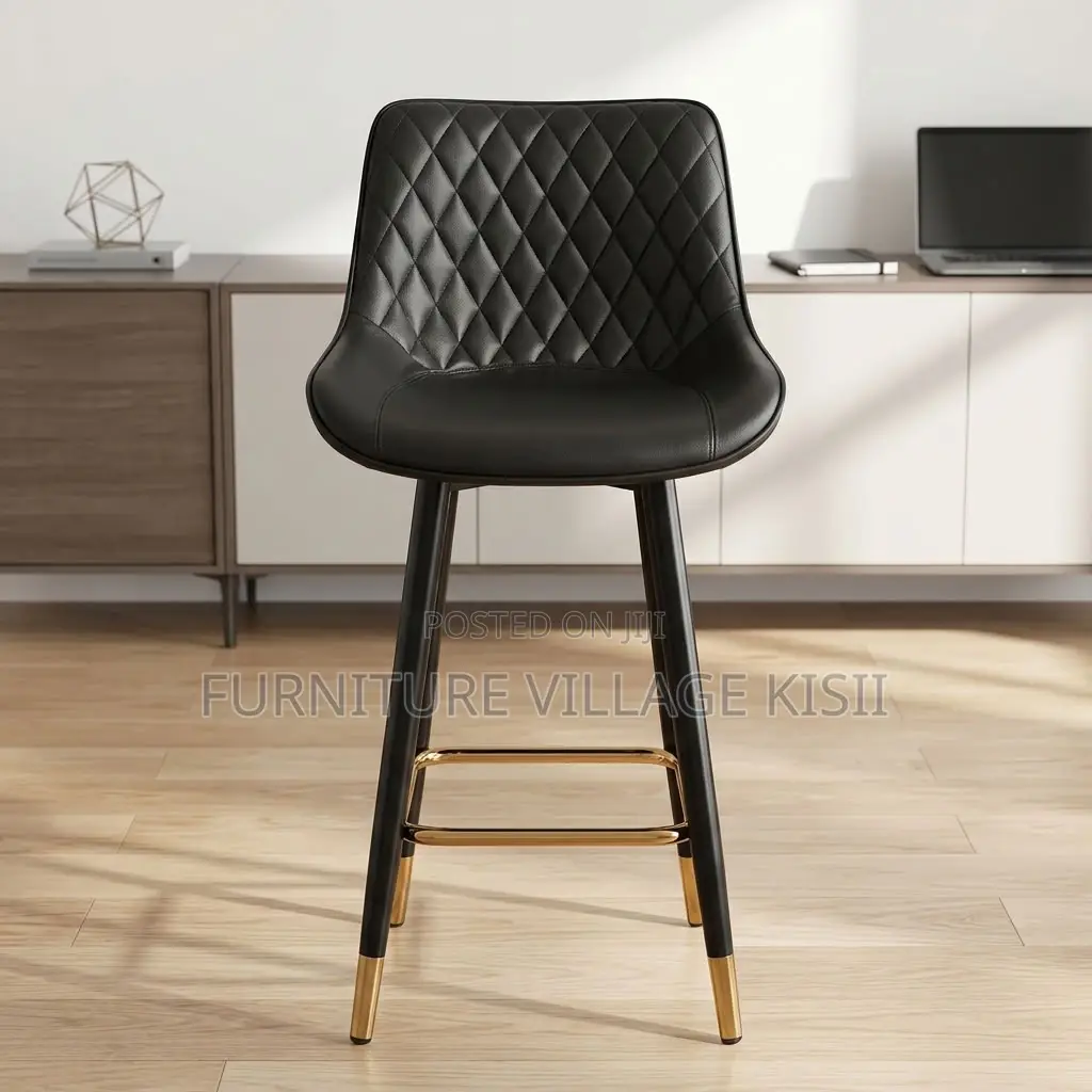 High Blac Kitchen Bar Stool
