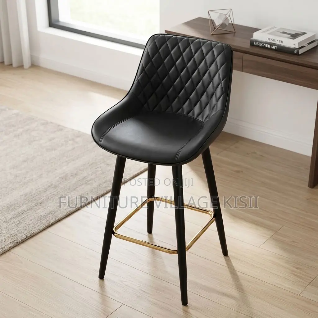 High Blac Kitchen Bar Stool