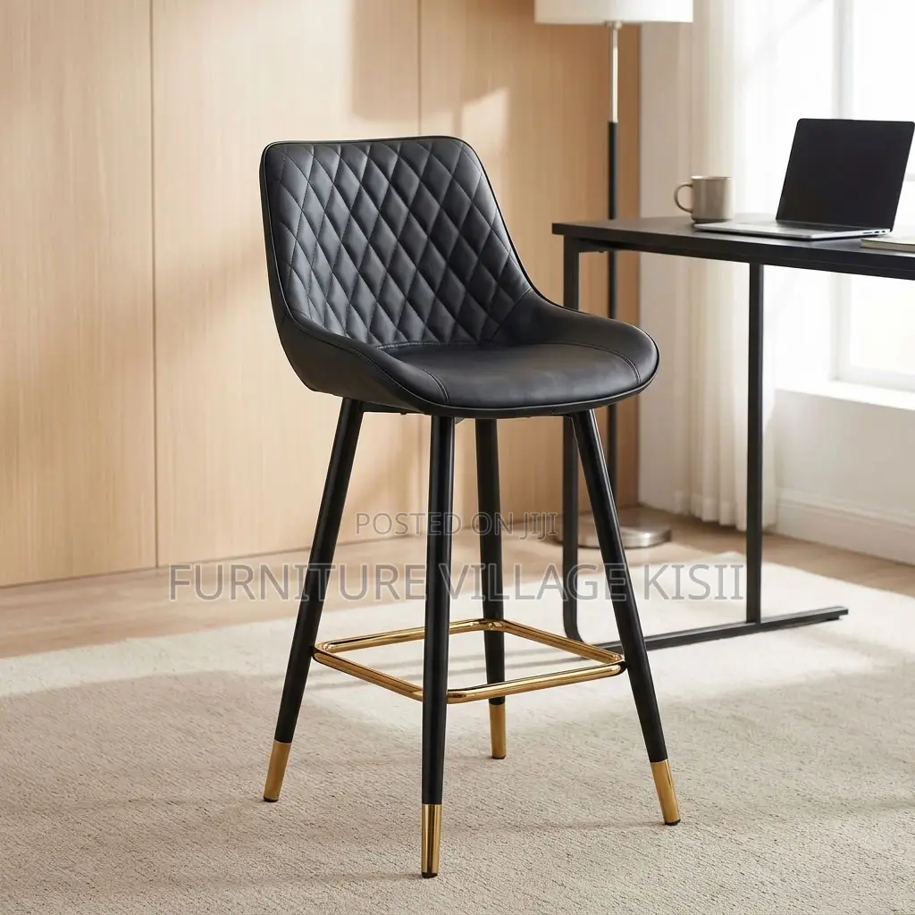 High Blac Kitchen Bar Stool