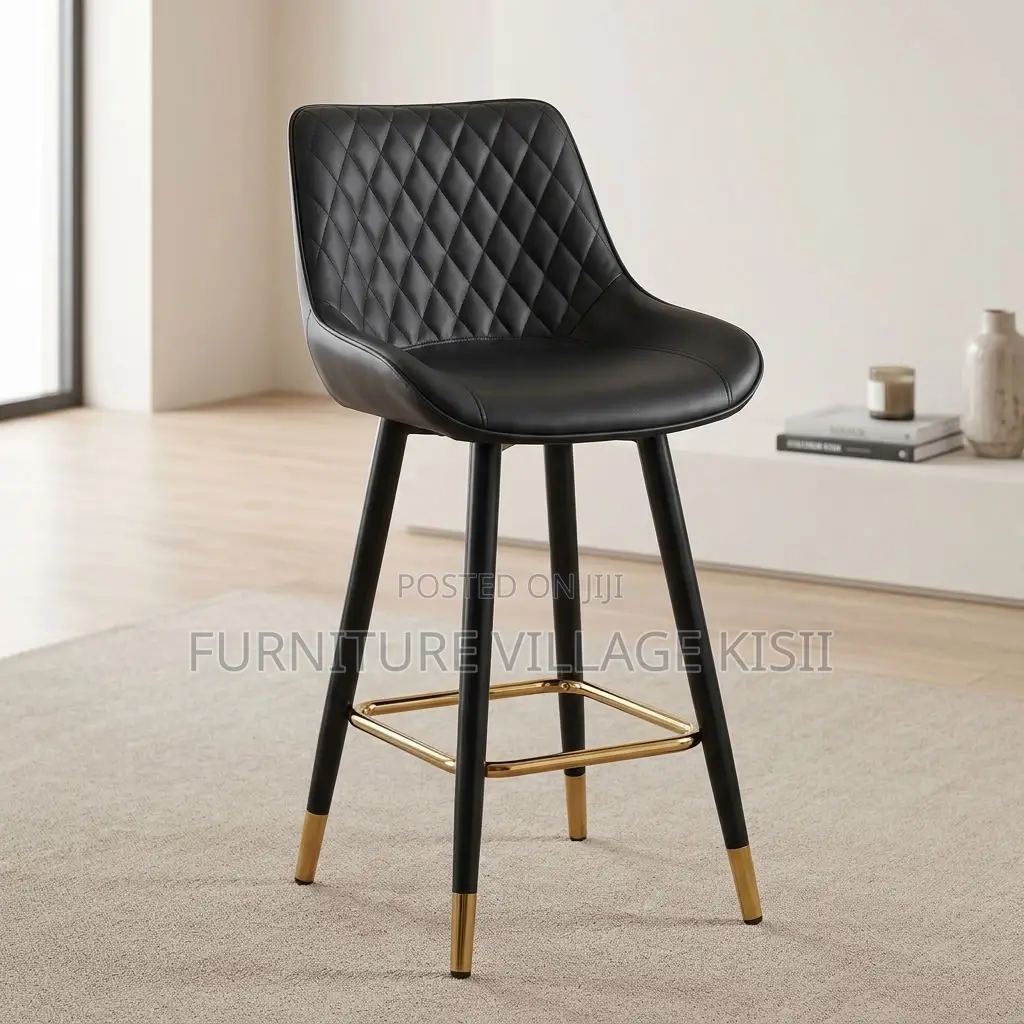 High Blac Kitchen Bar Stool