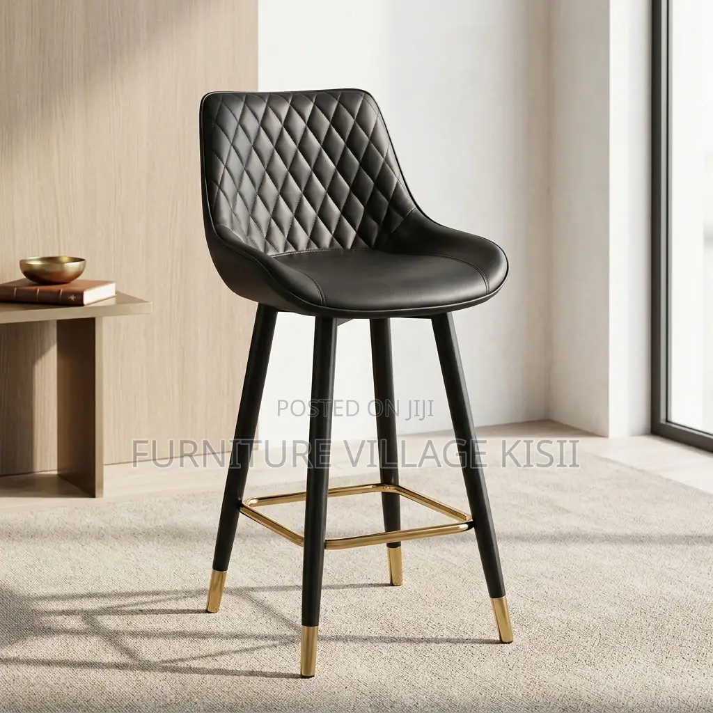 High Blac Kitchen Bar Stool