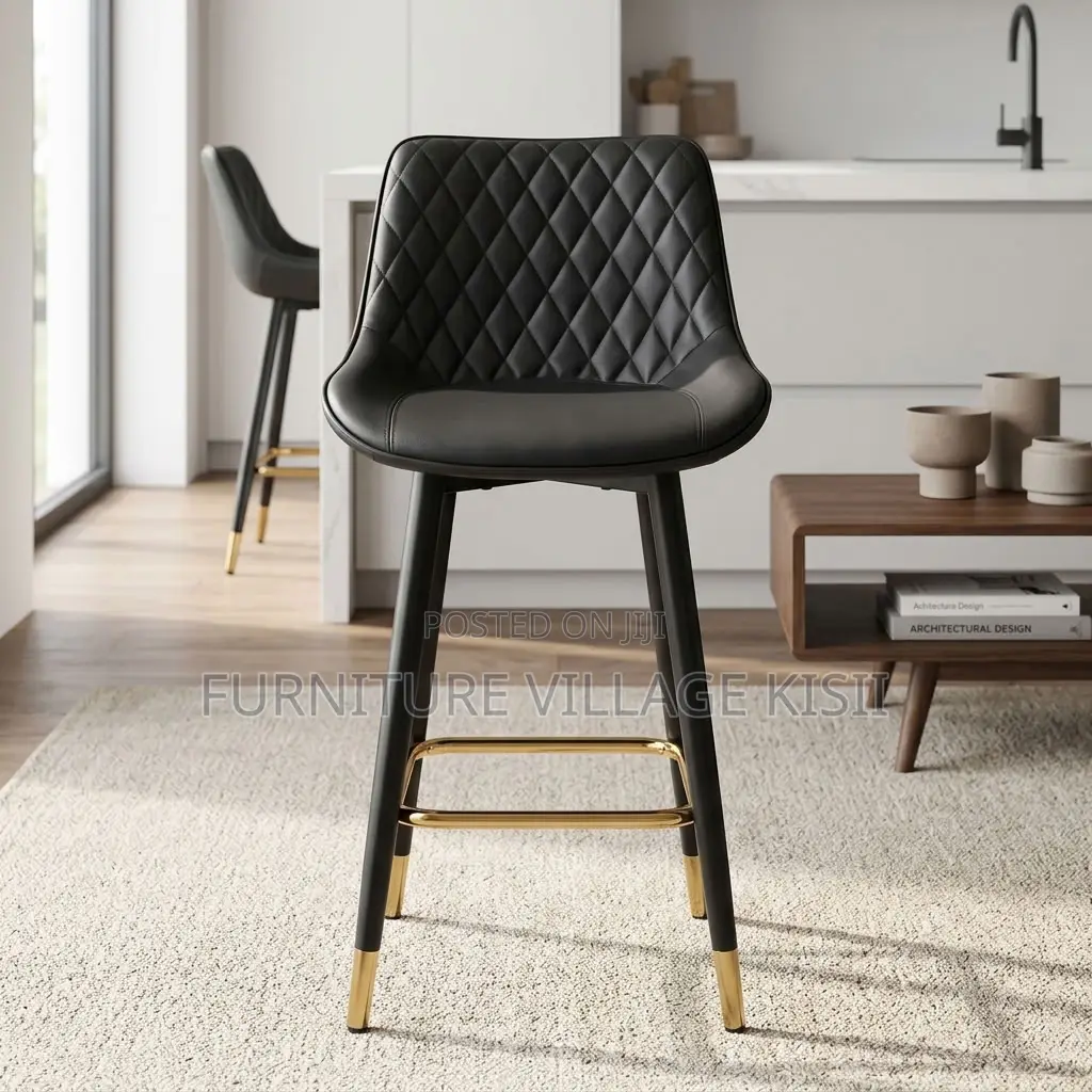 High Blac Kitchen Bar Stool