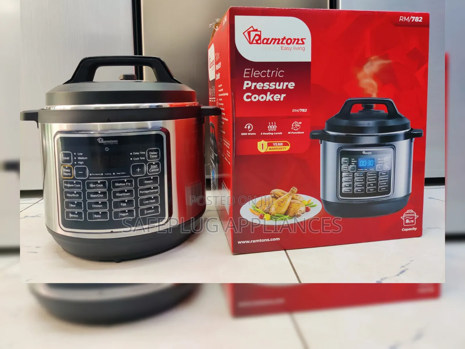 Signature 10-Litre Electric Pressure Cooker for Convenient Cooking