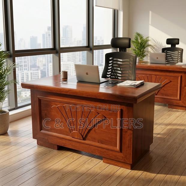 1200MM Advanced Mahogany Writing Table - thumbnail 5