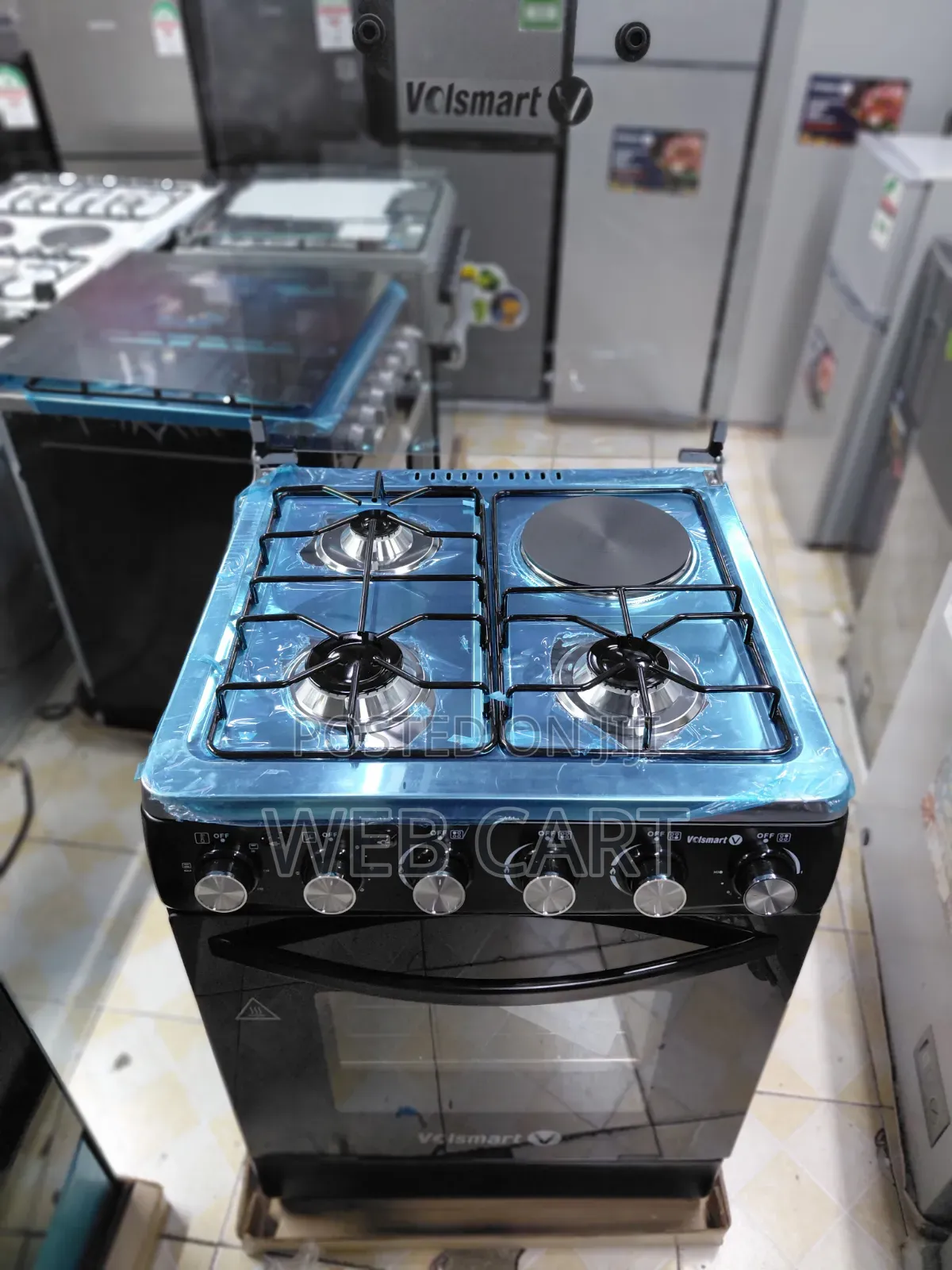Volsmart Standing Cooker With Oven