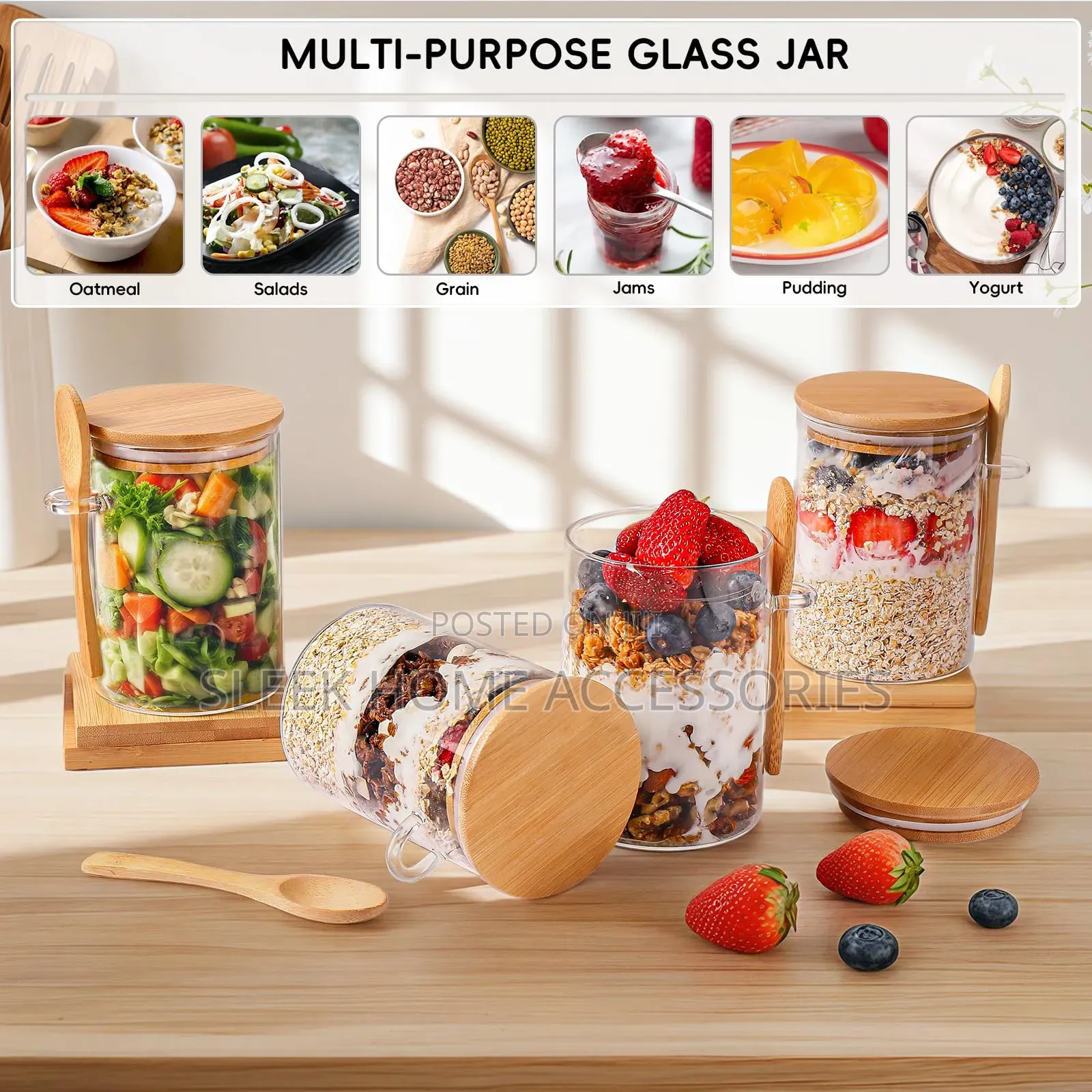 Overnight Oats Containers