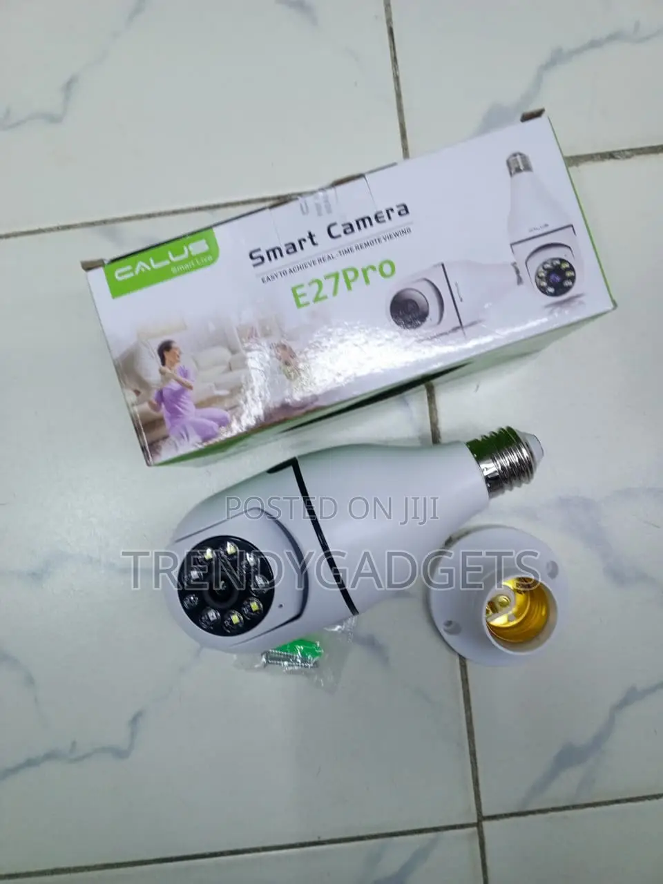 CALUS E27 Pro Smart Security Camera With 1080P HD Video