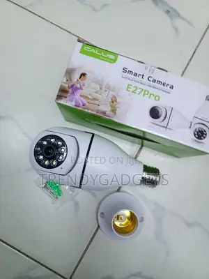 CALUS E27 Pro WiFi Security Camera With Night Vision and Two-Way Audio
