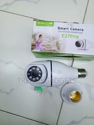 CALUS Smart E27 Bulb Camera With PTZ Rotation and Remote Access