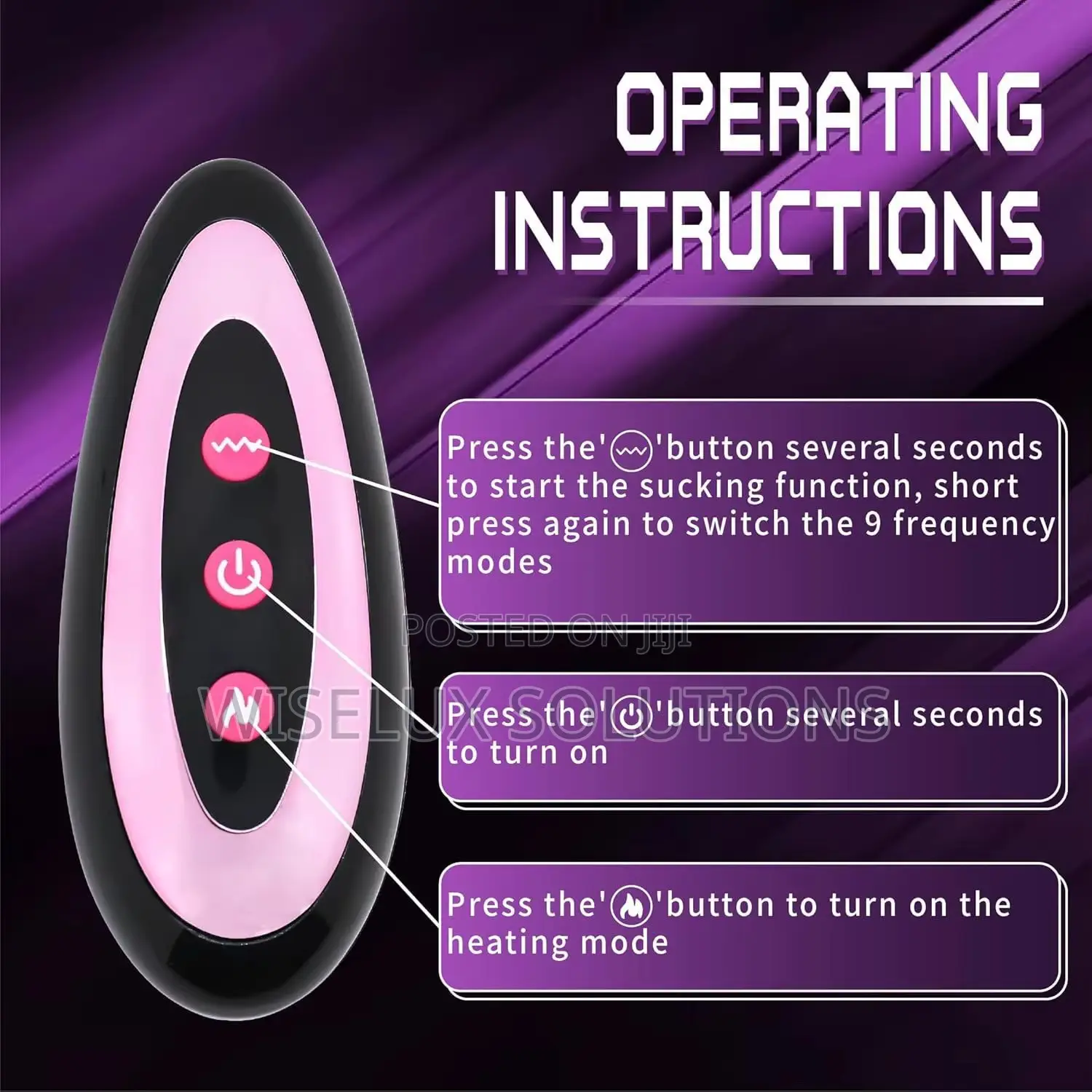 Remote-Control Thrusting Dildo – Heating, Vibration & Suction Base