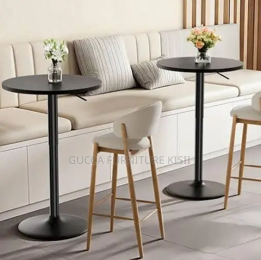 Round Height Adjustable Cocktail Table