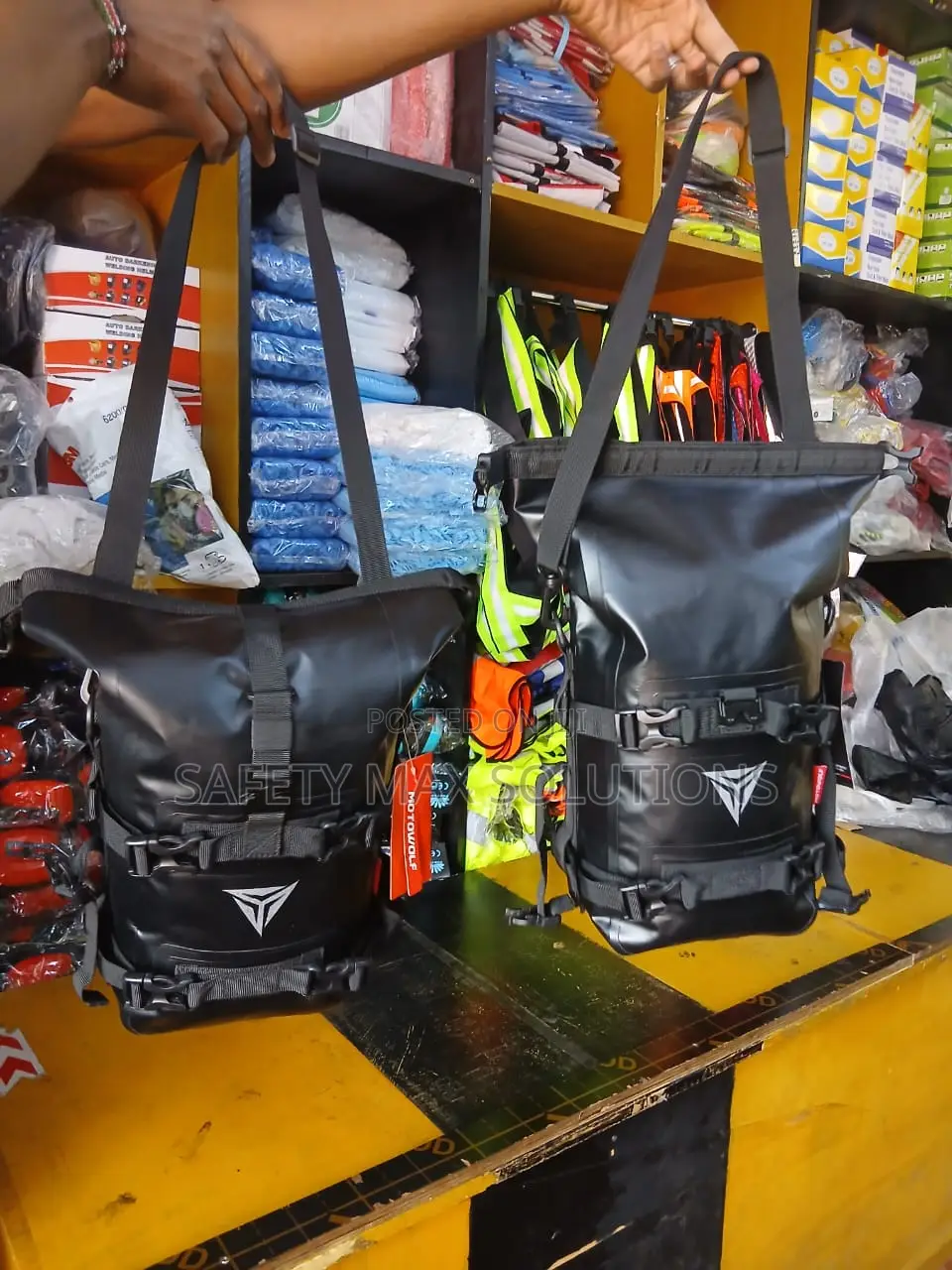 Waterproof Motorcycle Bumper / Crash Bar Bag.