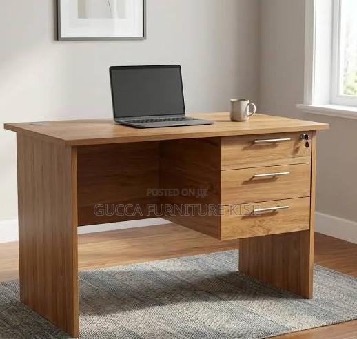 Standard Home Office Study Table With Storage - main view