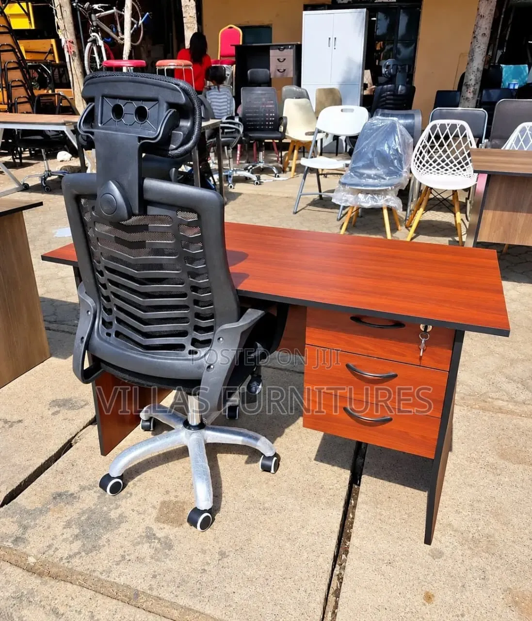 Dark Walnut Table and Chairs