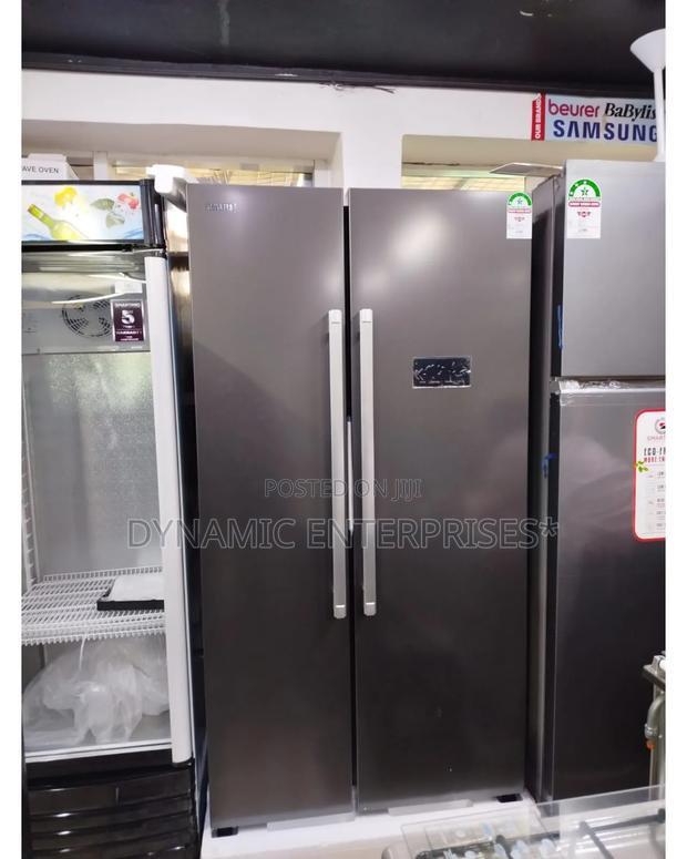 Solstar 442L Double Door Refrigerator RF616HSB-SSLBSS