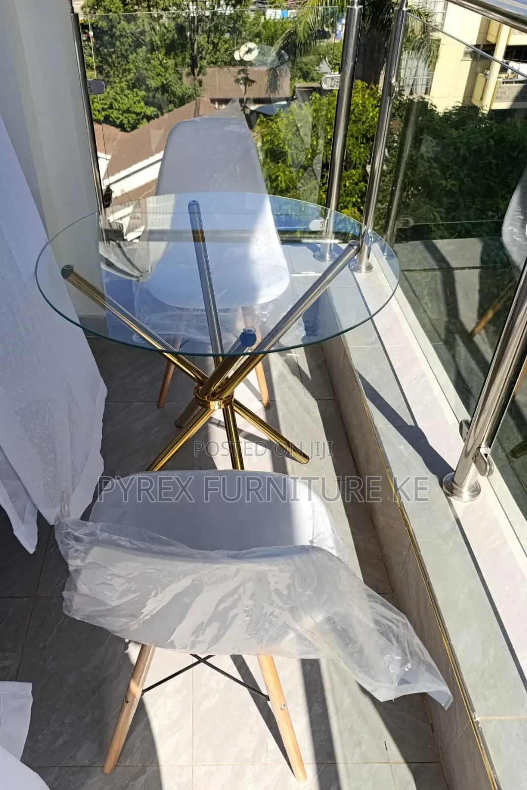 Cafe Table Plus Eames Chair