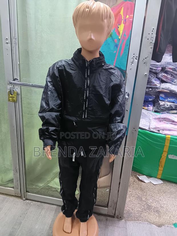 Boys Justice Black Tracksuit - main view