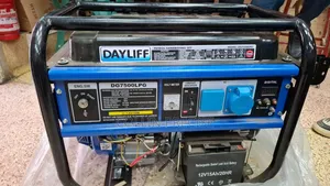 Dayliff Generator
2 in 1
Petrol / LPG
6.5kva