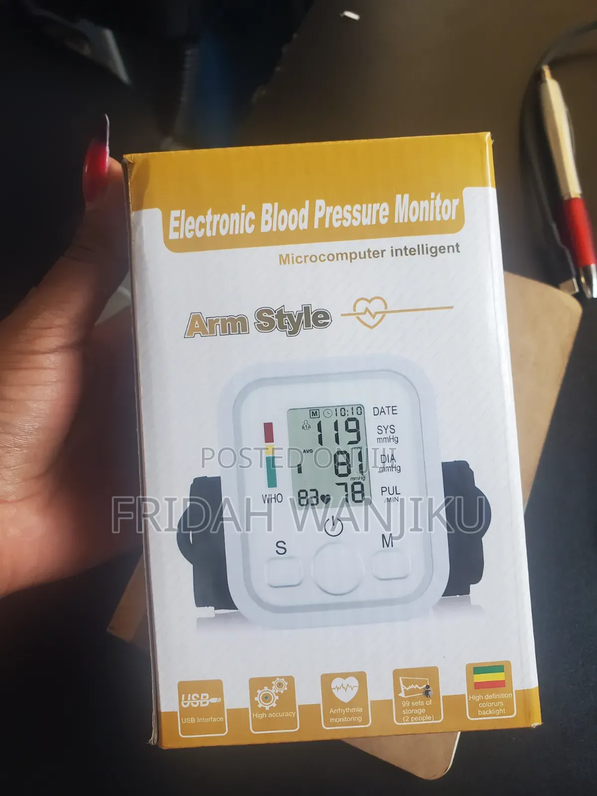 Blood Pressure Monitor Machine