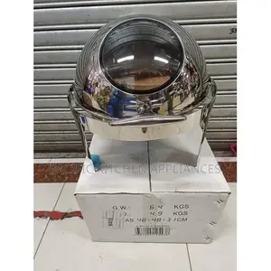 Signature Round 6 L Rolltop Chafing Dish With Glass Window