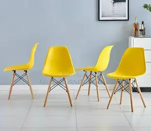 Yellow Ergonomic Eames Patio Chair