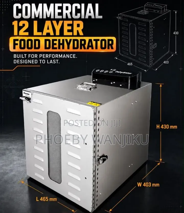Commercial 12 Layer Food Dehydrator