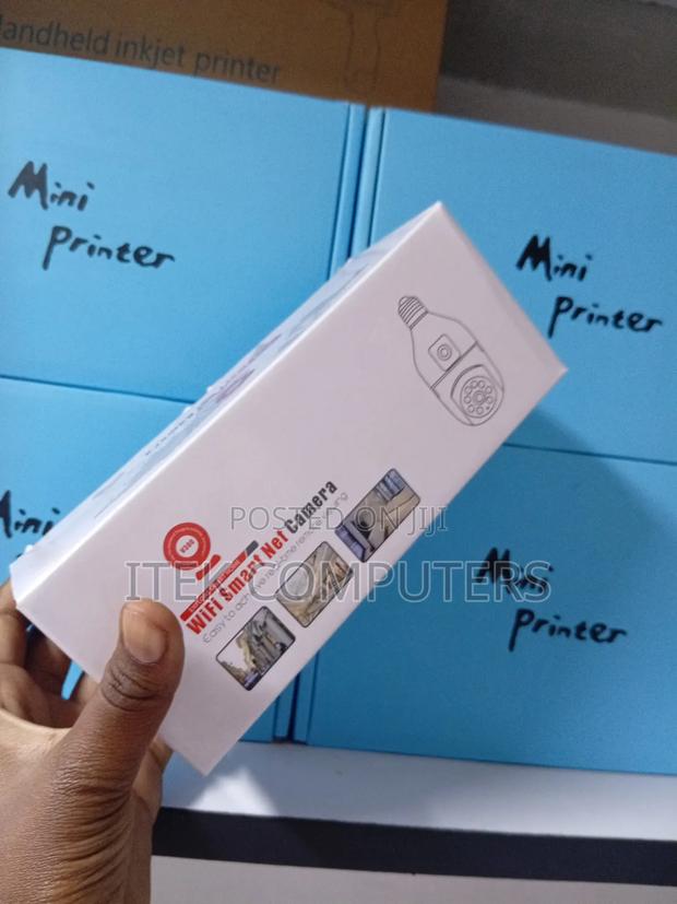 New V380 Pro Smart Single Lens Bulb Camera for Home Security - main view