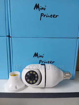V380 Pro Single Lens Bulb Camera for Convenient Indoor Monitoring