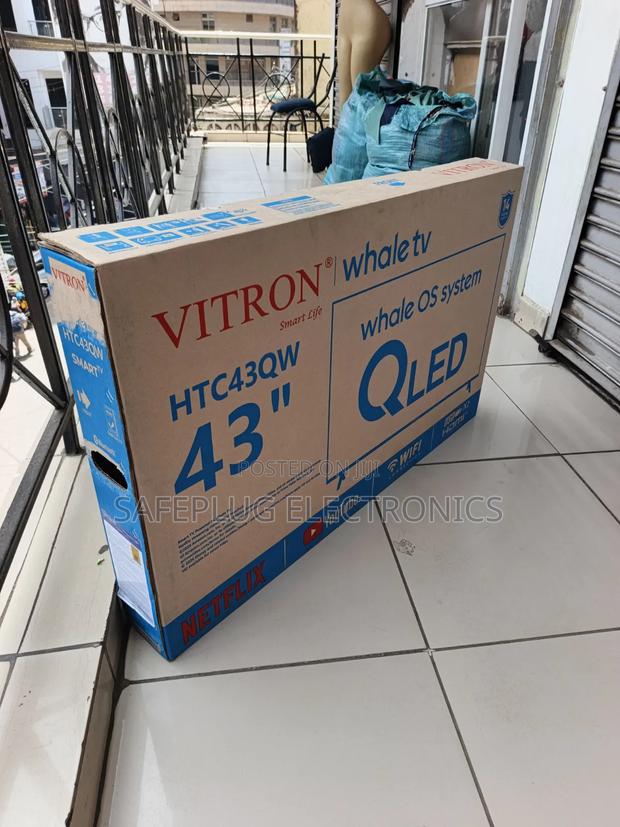 Vitron 43" HTC43QW Frameless Smart QLED TV (Whale OS)