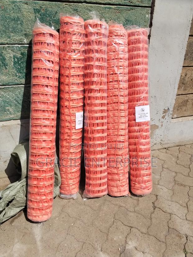Heavy Duty Orange Safety Barrier Net - main view