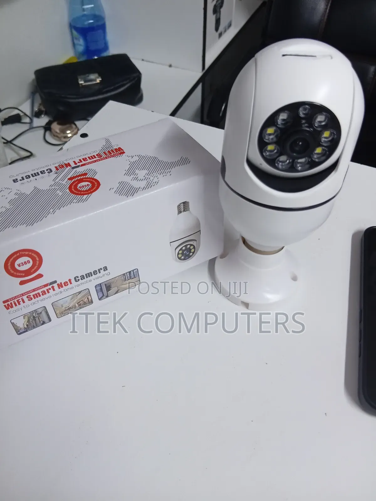 V380 Pro Smart Bulb Camera With Motion Detection and Alerts