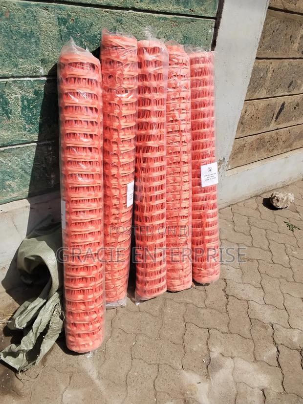 Heavy Duty Orange Safety Barrier Net - thumbnail 2