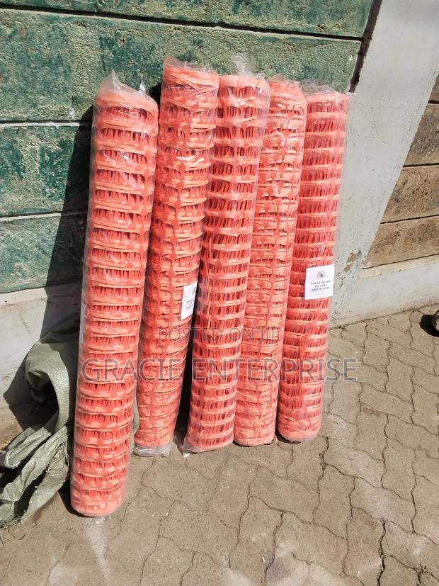 Heavy Duty Orange Safety Barrier Net - thumbnail 3