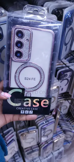 Creative Case Glitter Rose-Gold-Plated Magnetic Samsung Galaxy S24 FE