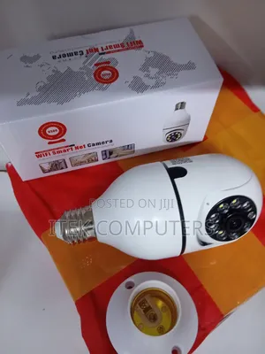 V380 Pro Wi-Fi Bulb Camera for Small Business Security Monitoring