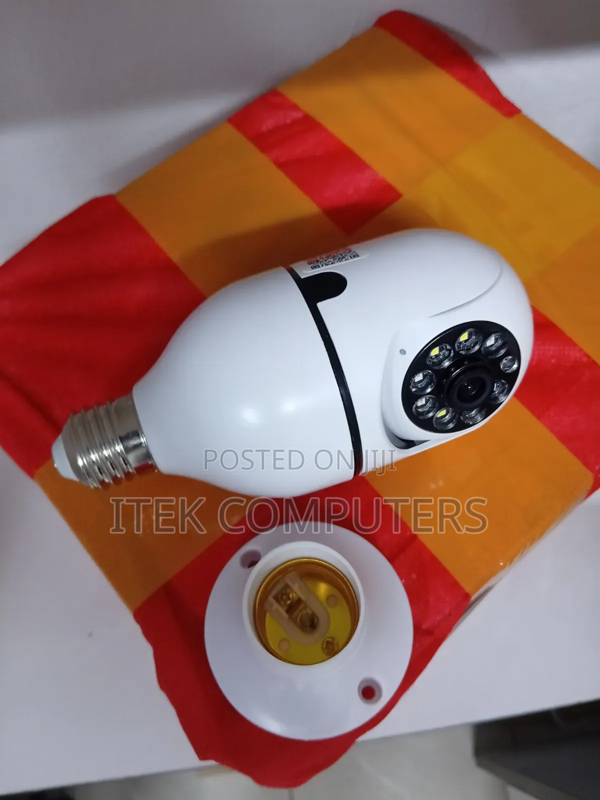 V380 Pro Single Lens Bulb Camera for Home and Office Use
