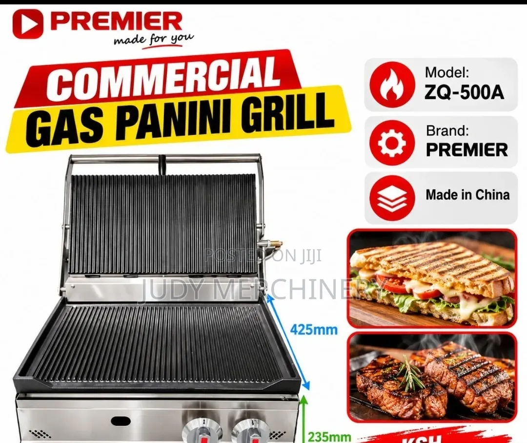 Commercial Gas Panini Grill