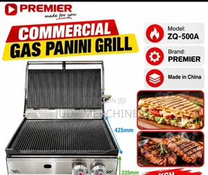 Commercial Gas Panini Grill