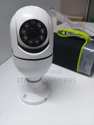 V380 Pro Single Lens Bulb Camera for Property Activity Monitoring