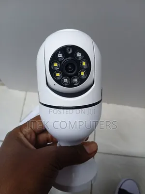 V380 Pro Smart Bulb Camera for Monitoring Office Workspaces
