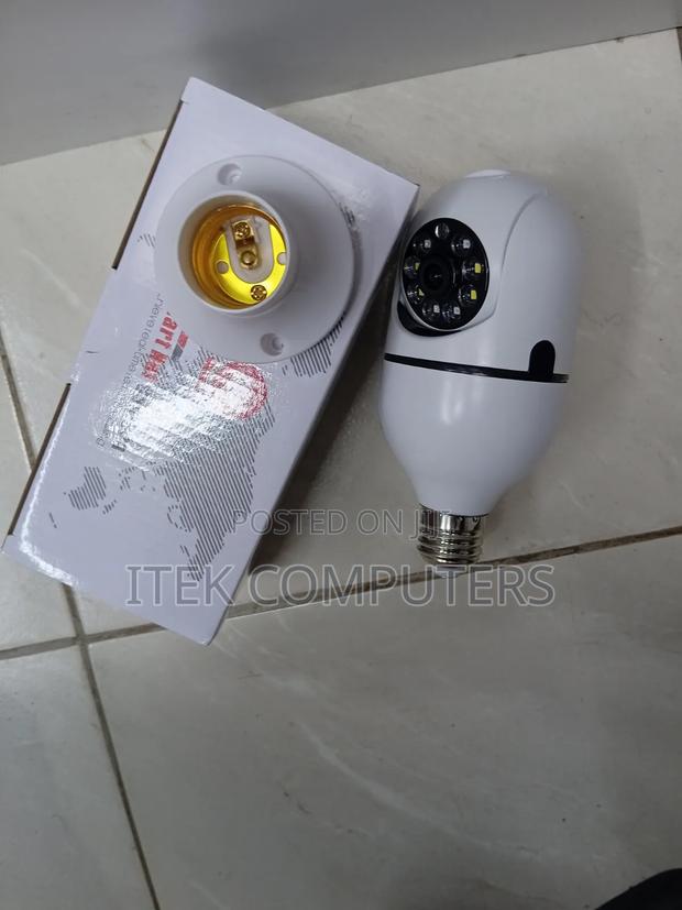 V380 Pro Single Lens Bulb Camera With Smart Security Features - main view