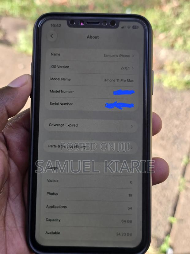 Apple iPhone 11 Pro Max 64 GB Silver - thumbnail 4