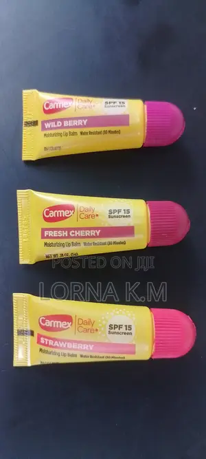 Carmex Lipbalm, 5 Pack With SPF 15 Sunscreen