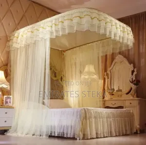 Premium 2 Stand Extra Strong Mosquito Net With Sliding Rails