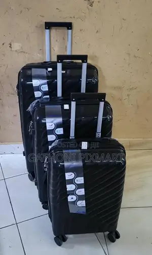 3-in-2 Unbreakable Rubber Suitcase – Durable Travel Luggage