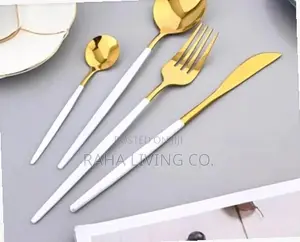 24pc Golden Cutlery Set