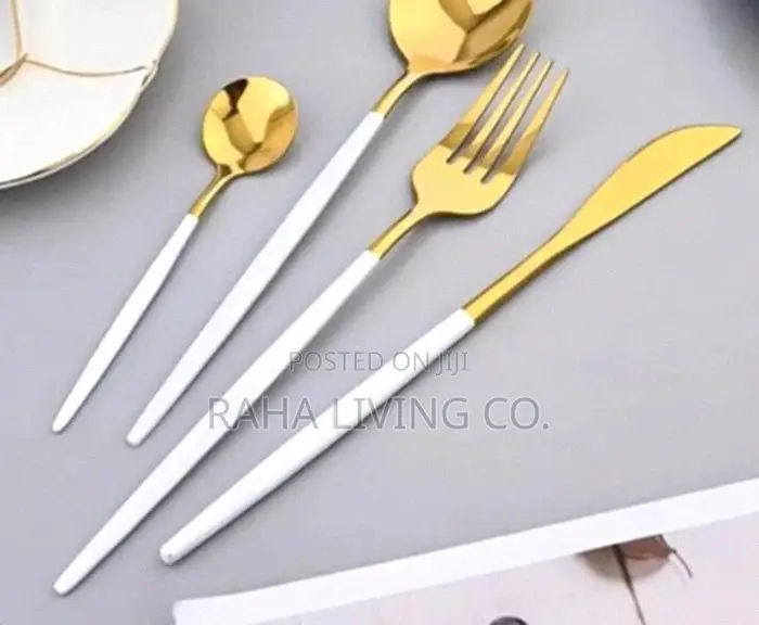 24pc Golden Cutlery Set